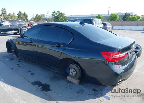 2017 BMW 750I из США, поврежденный, VIN WBA7F0C3XHGM21548